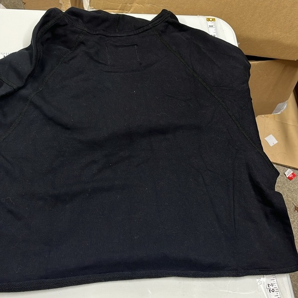 NWT Reigning Champ Lightweight Terry Cut-off Crewneck Sweatshirt Black - Picture 5 of 6